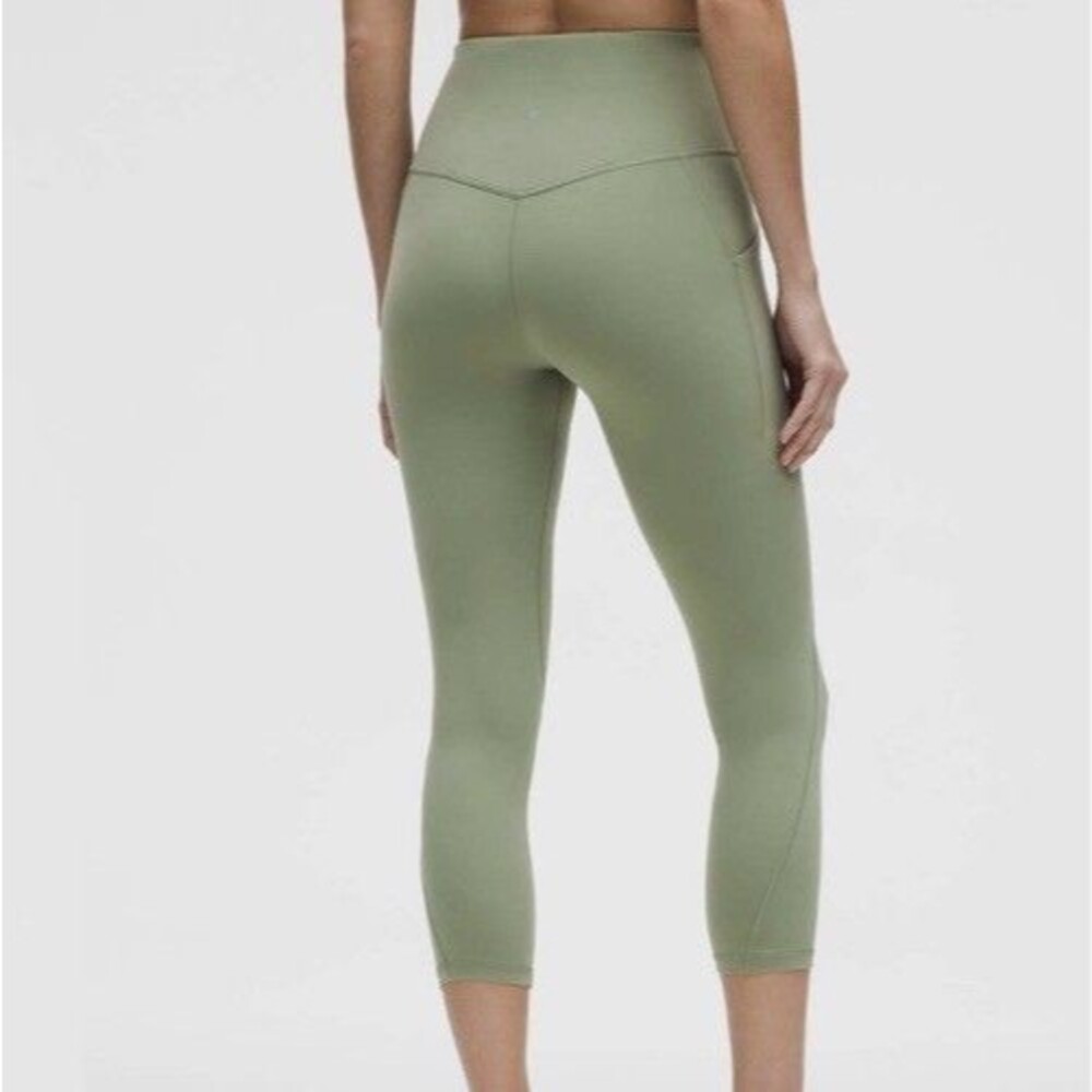Lululemon Size 2 Align HR Tight 21” Olive Green